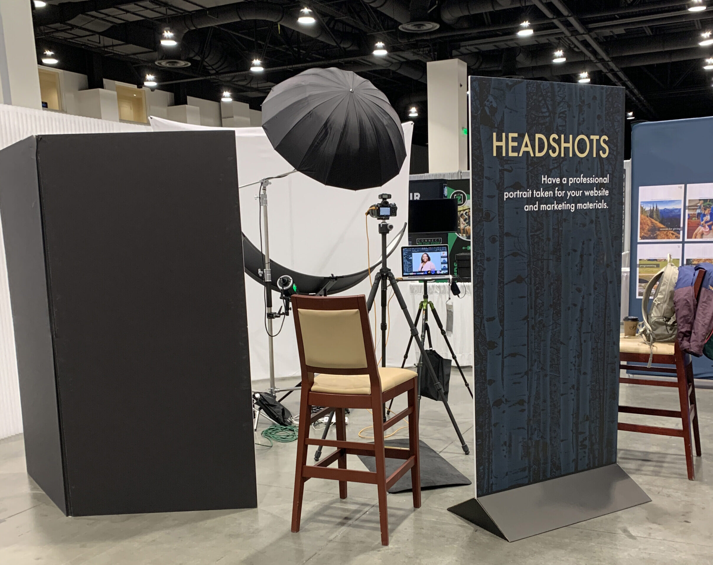 Convention, trade show and event Headshots